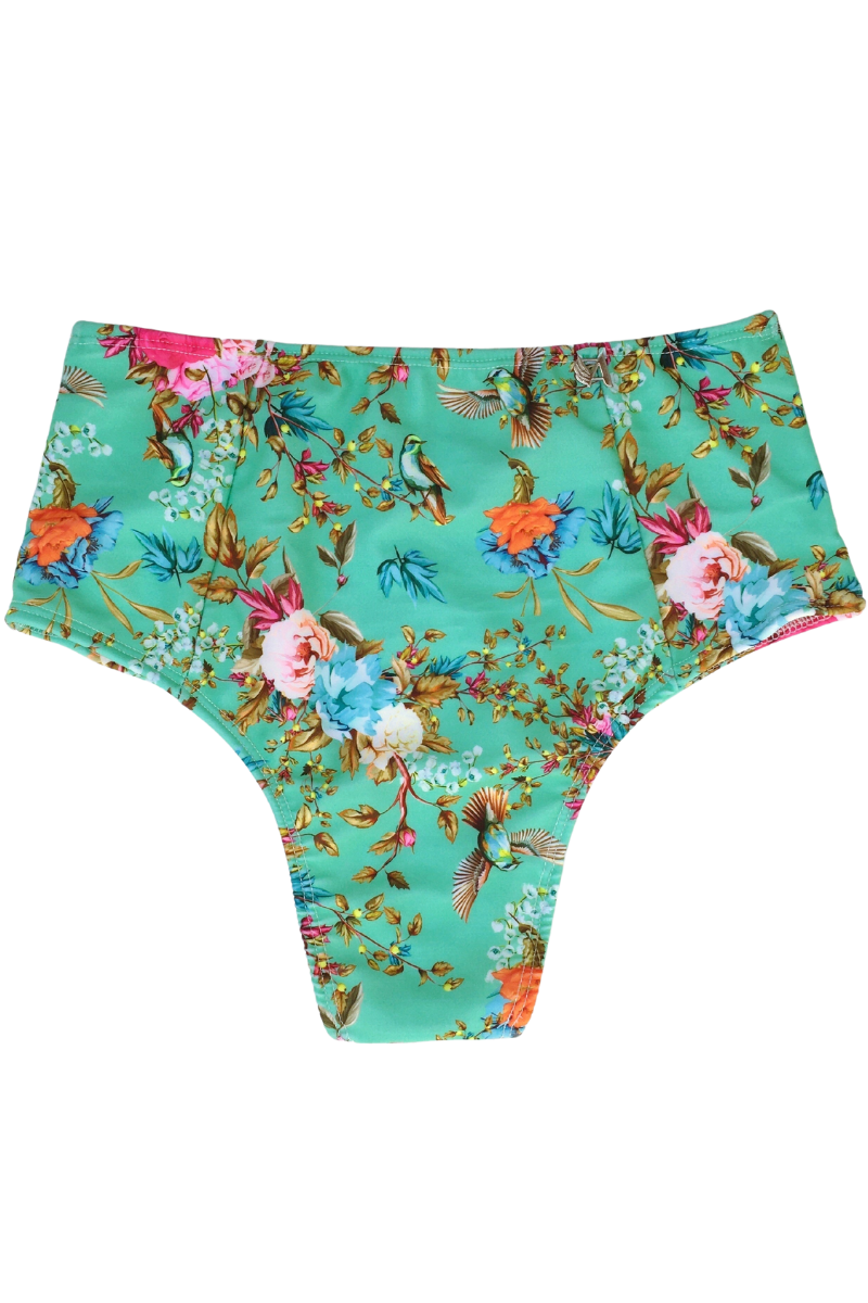 Conjunto TRIANGULITO SOFT Carmela Greeny con Bombacha Tiro Alto