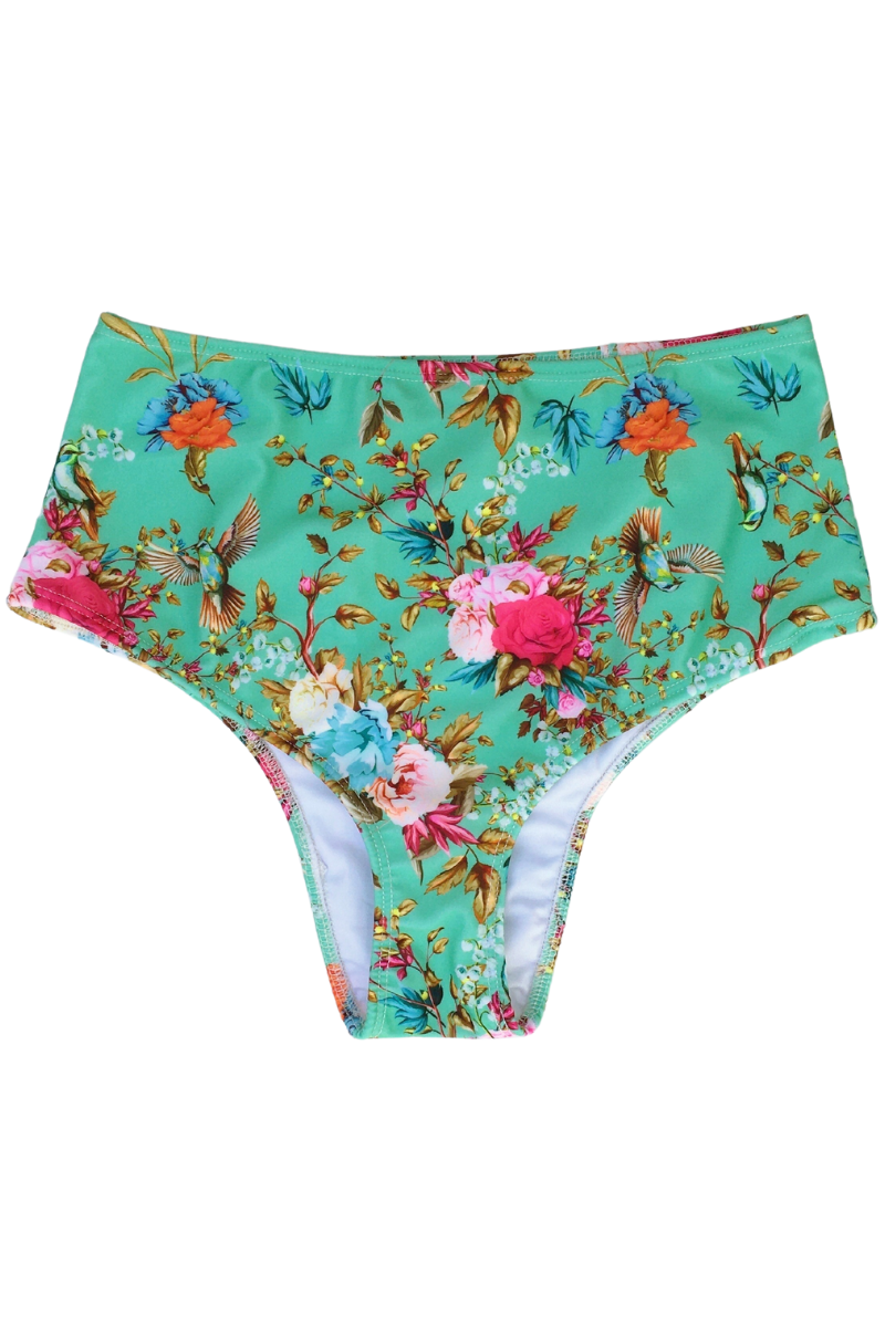 Conjunto TRIANGULITO SOFT Carmela Greeny con Bombacha Tiro Alto