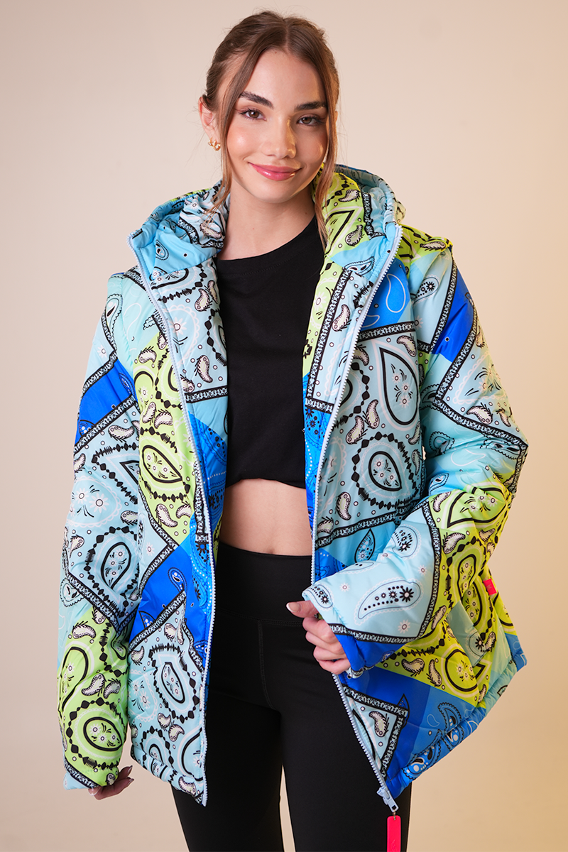 Campera Chaleco PUFFER Hailey Blue