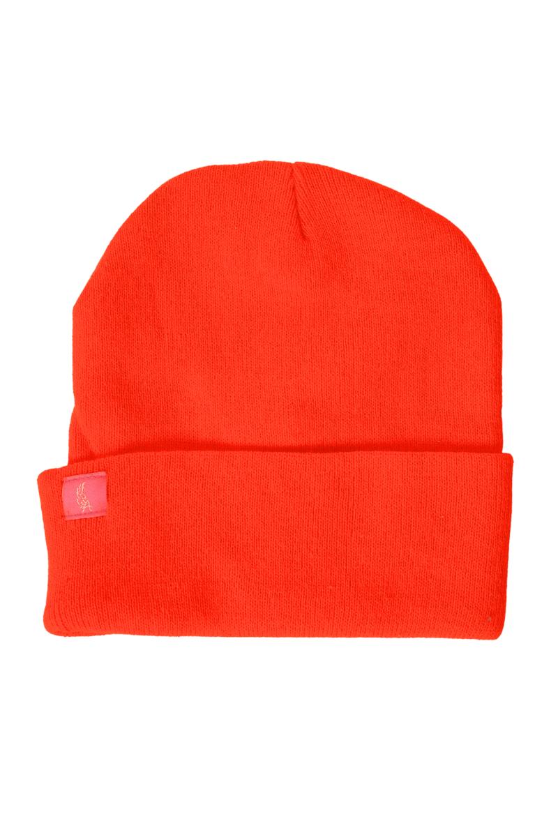 Gorro Alitas Naranja Fluo