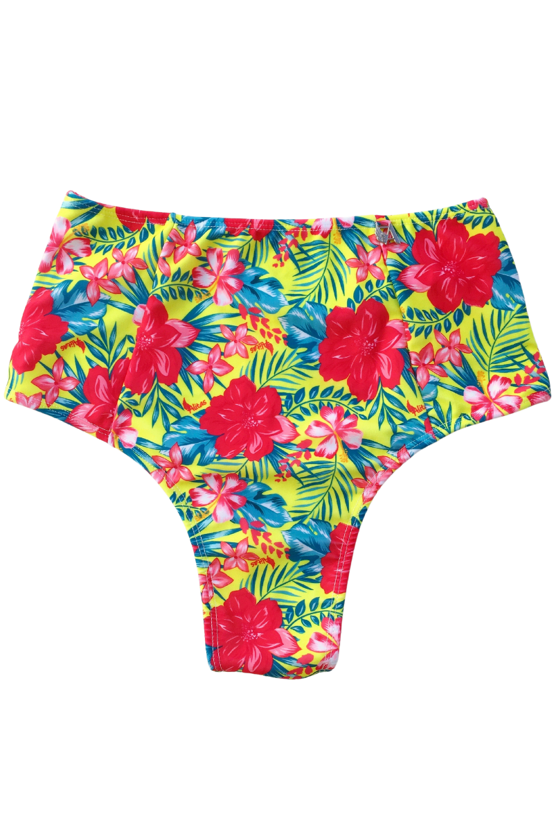 Conjunto TOP Chiara Hawaii con Bombacha TIRO ALTO