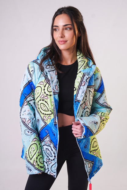 Campera Chaleco PUFFER Hailey Blue