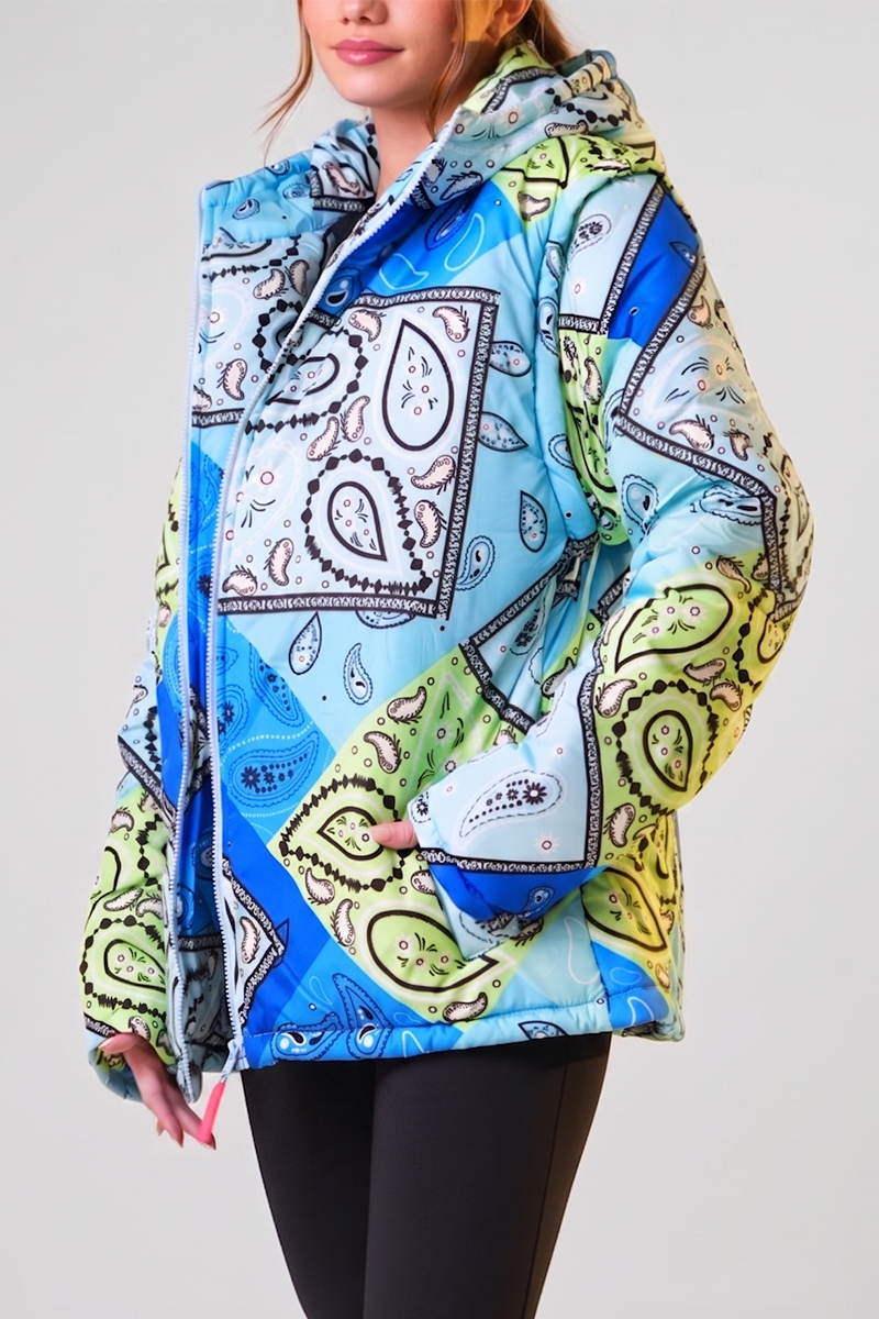 Campera Chaleco PUFFER Hailey Blue