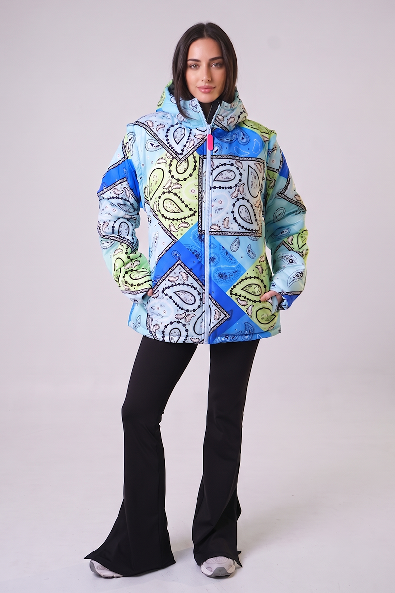 Campera Chaleco PUFFER Hailey Blue