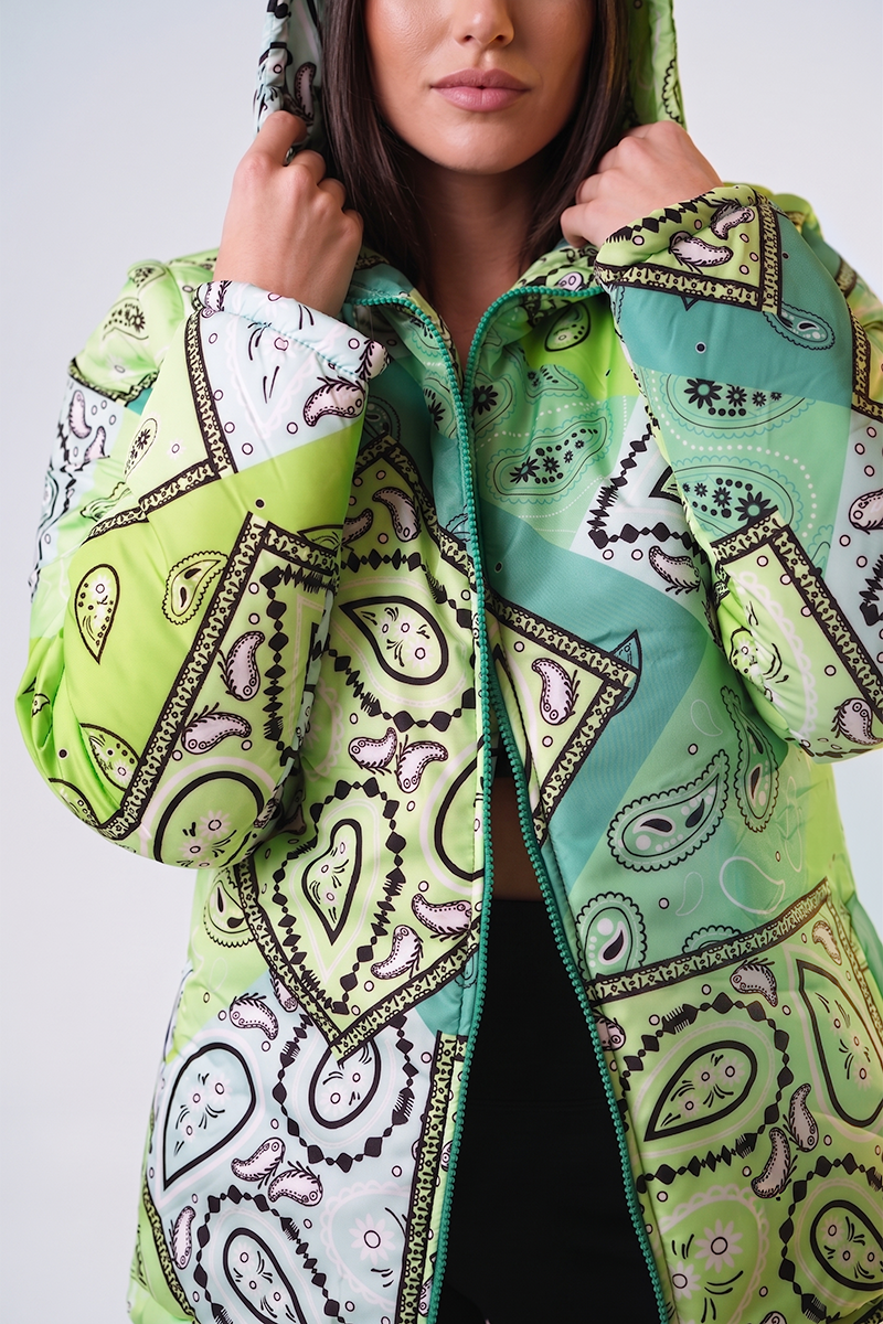 Campera Chaleco PUFFER Hailey Green