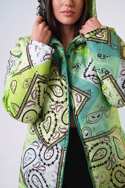 Campera Chaleco PUFFER Hailey Green