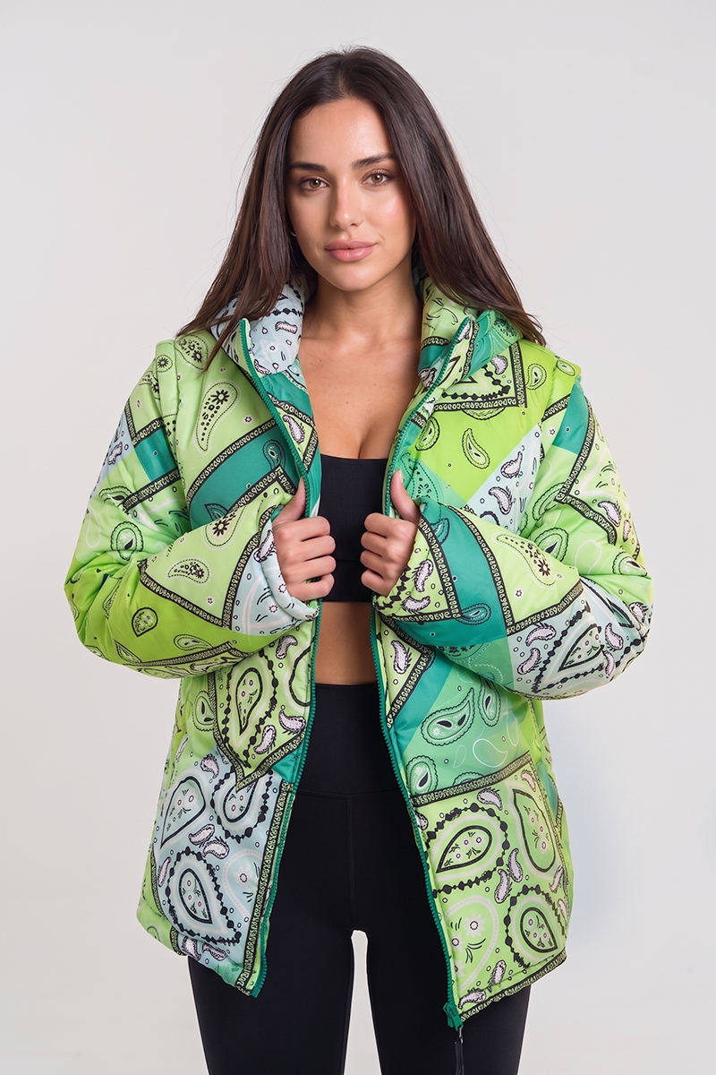 Campera Chaleco PUFFER Hailey Green