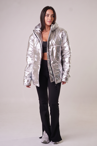 Campera PUFFER Plata