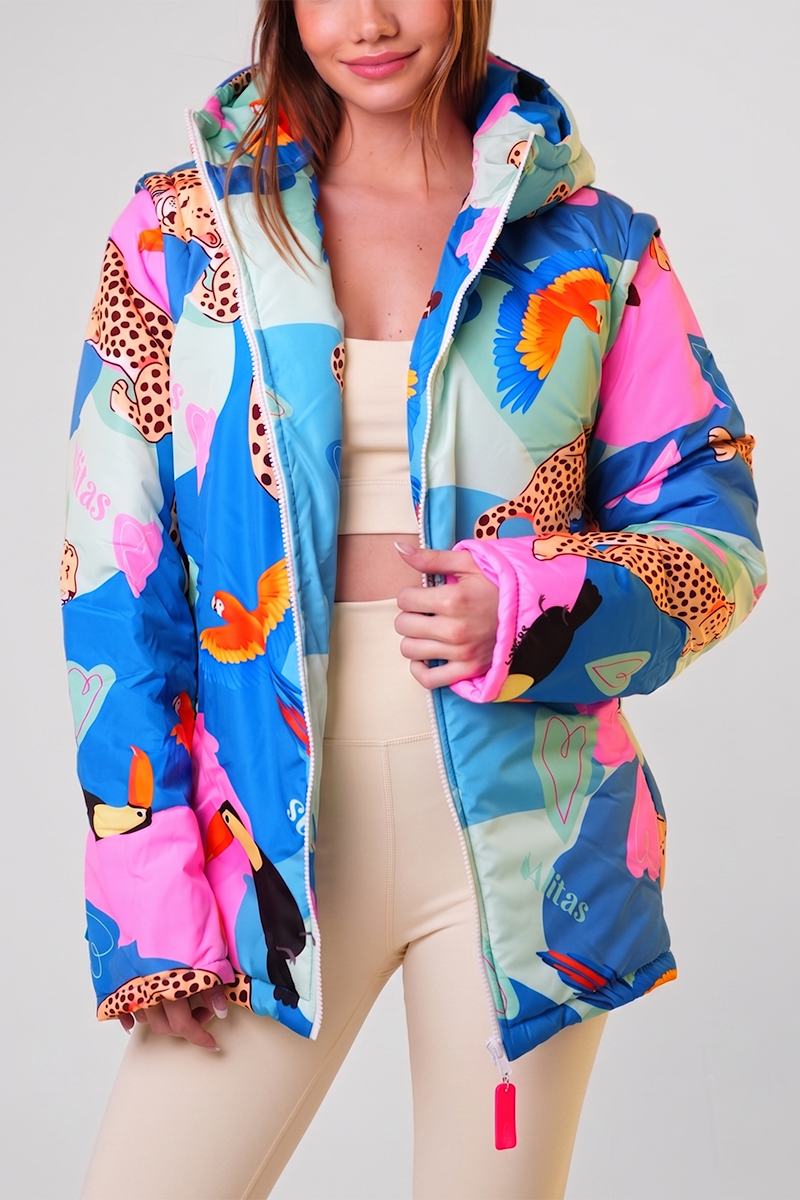 Campera Chaleco PUFFER Tropic