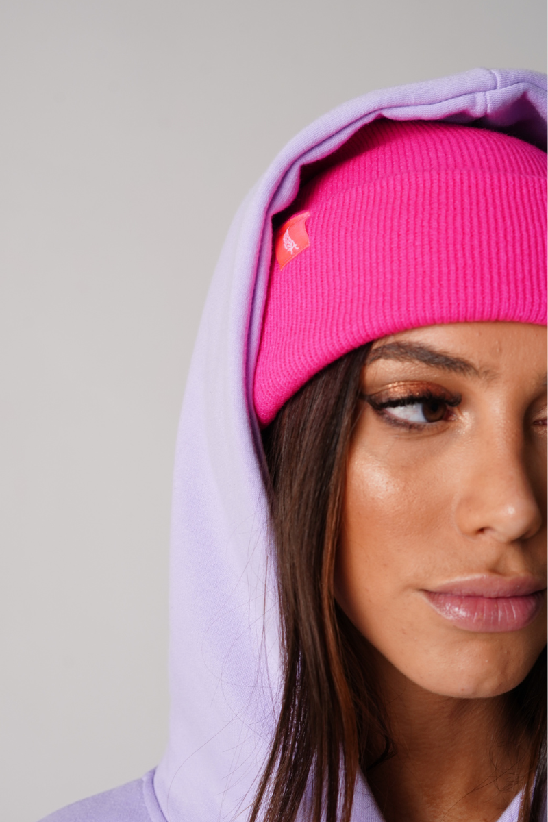 Gorro Alitas Fuxia Fluo